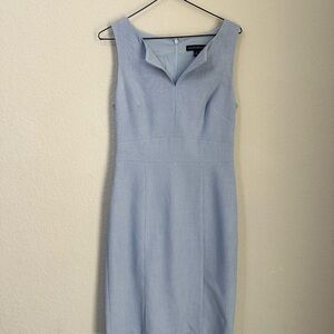 Banana Republic Light Blue Midi Dress